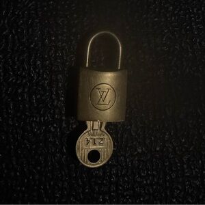 Louis Vuitton Brass Padlock & Key #214 Vintage Valentine’s Day